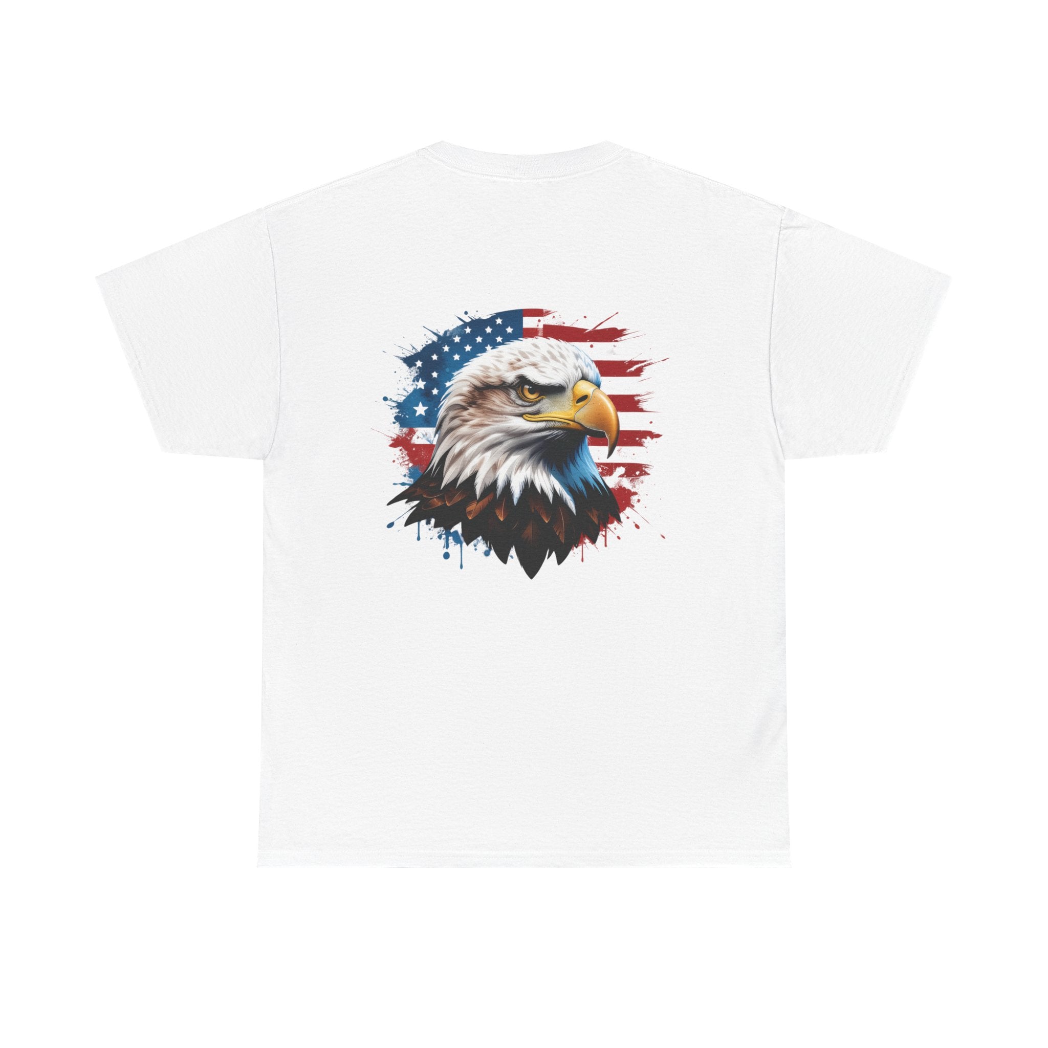 Eagle Pride Unisex Heavy Cotton Tee | American Flag Graphic Tee