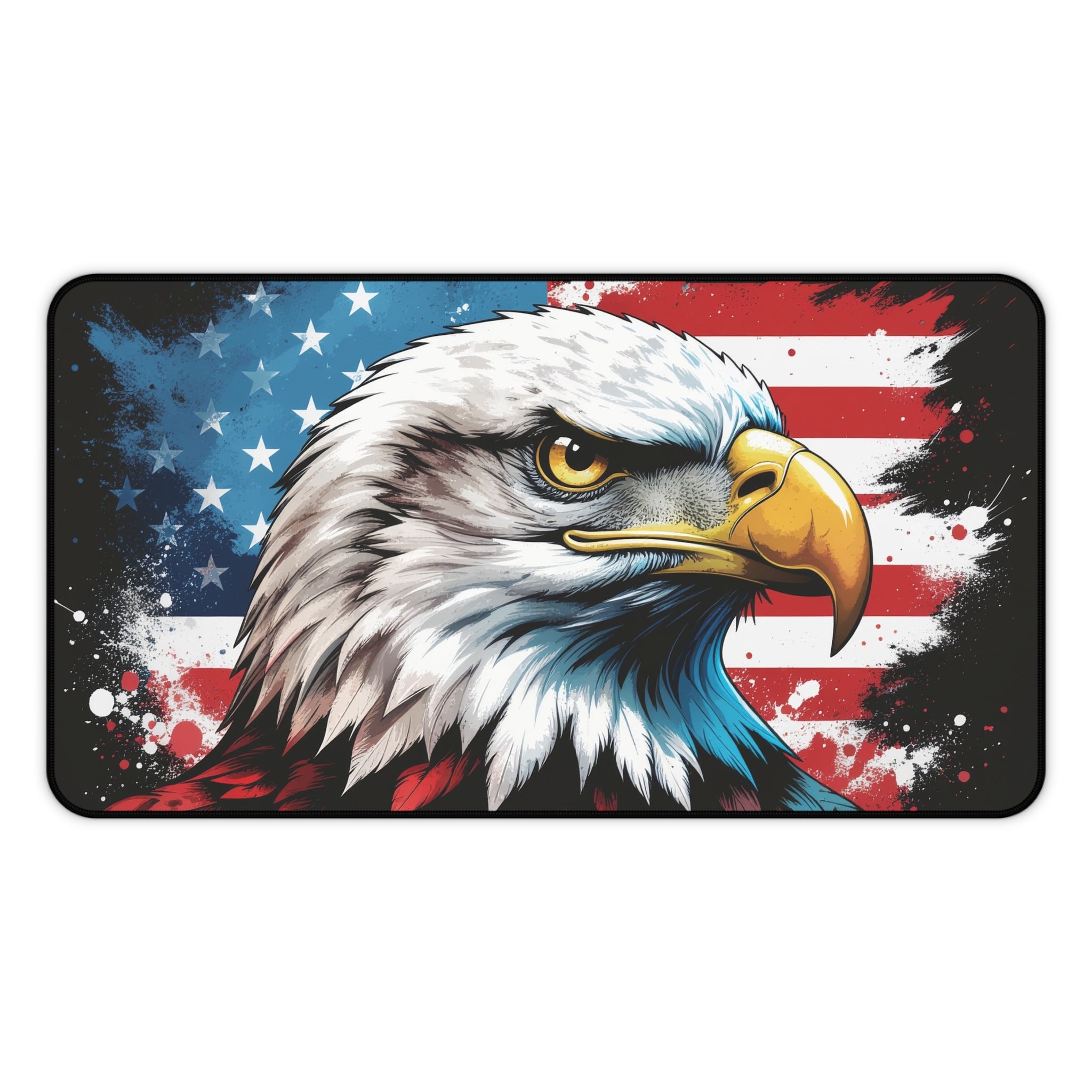 Patriotic Eagle Desk Mat - American Pride Office Decor