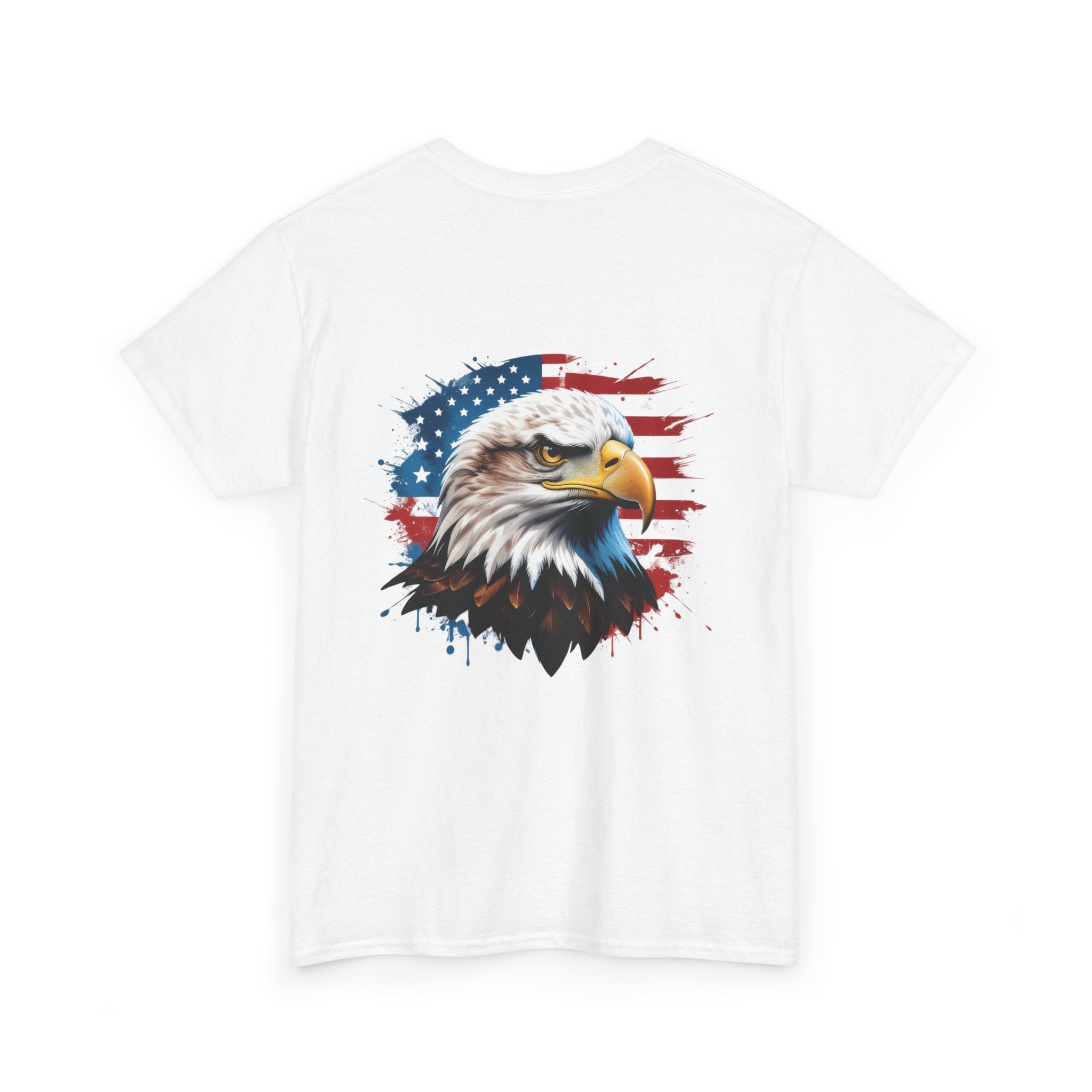 Eagle Pride Unisex Heavy Cotton Tee | American Flag Graphic Tee