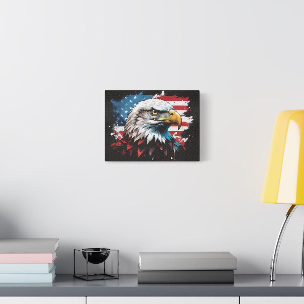 Patriotic Eagle Canvas Art