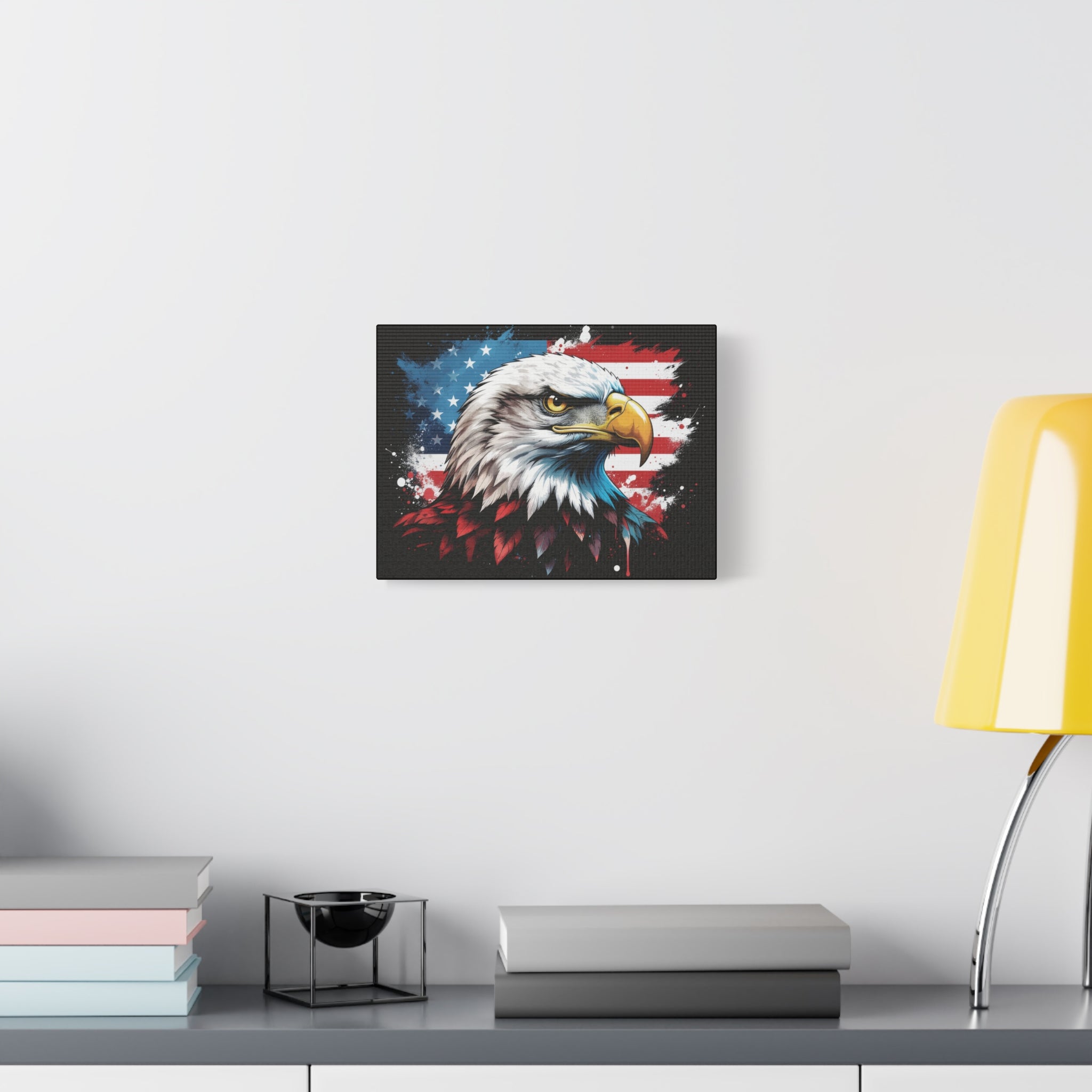 Patriotic Eagle Canvas Art