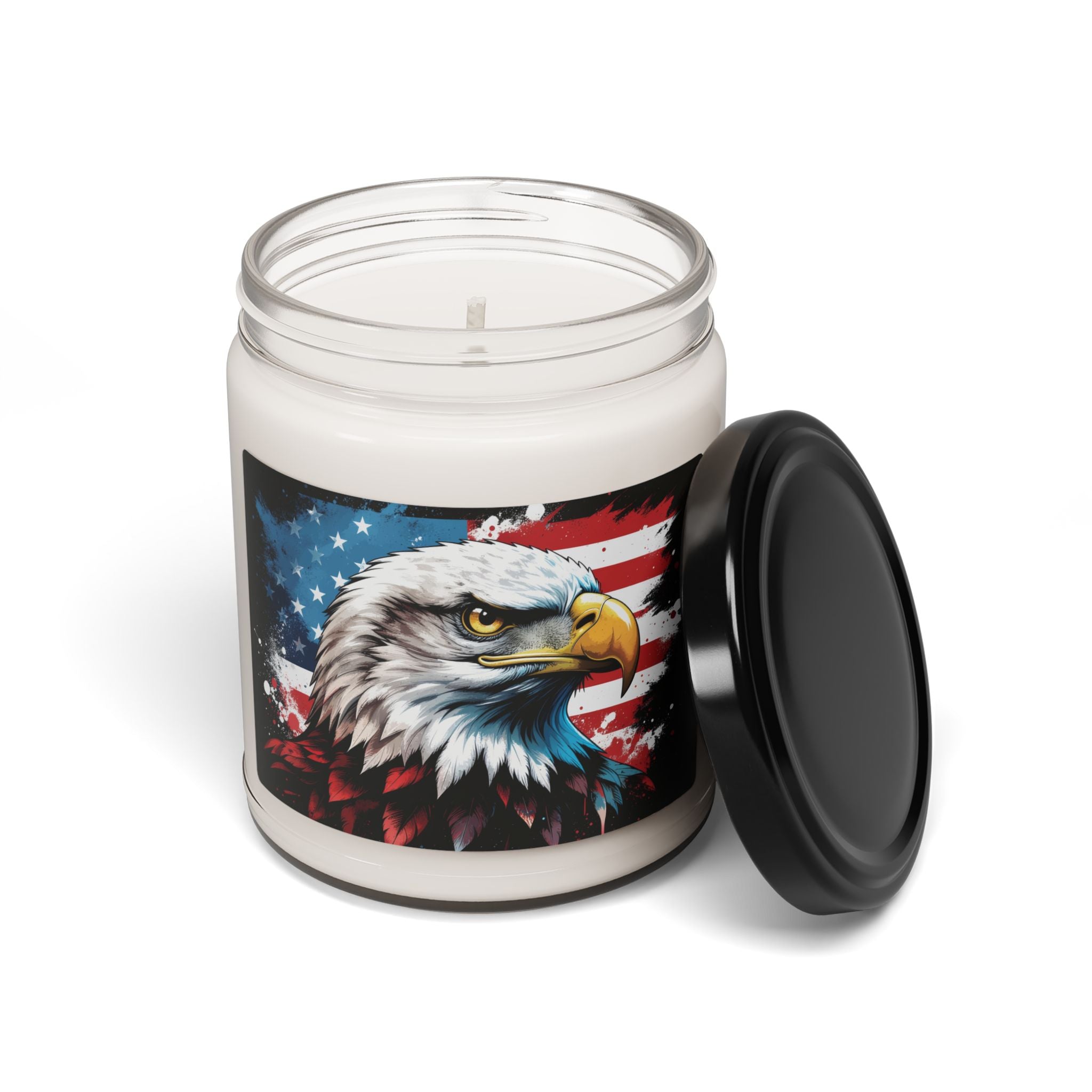 Patriotic Eagle Scented Soy Candle - 9oz