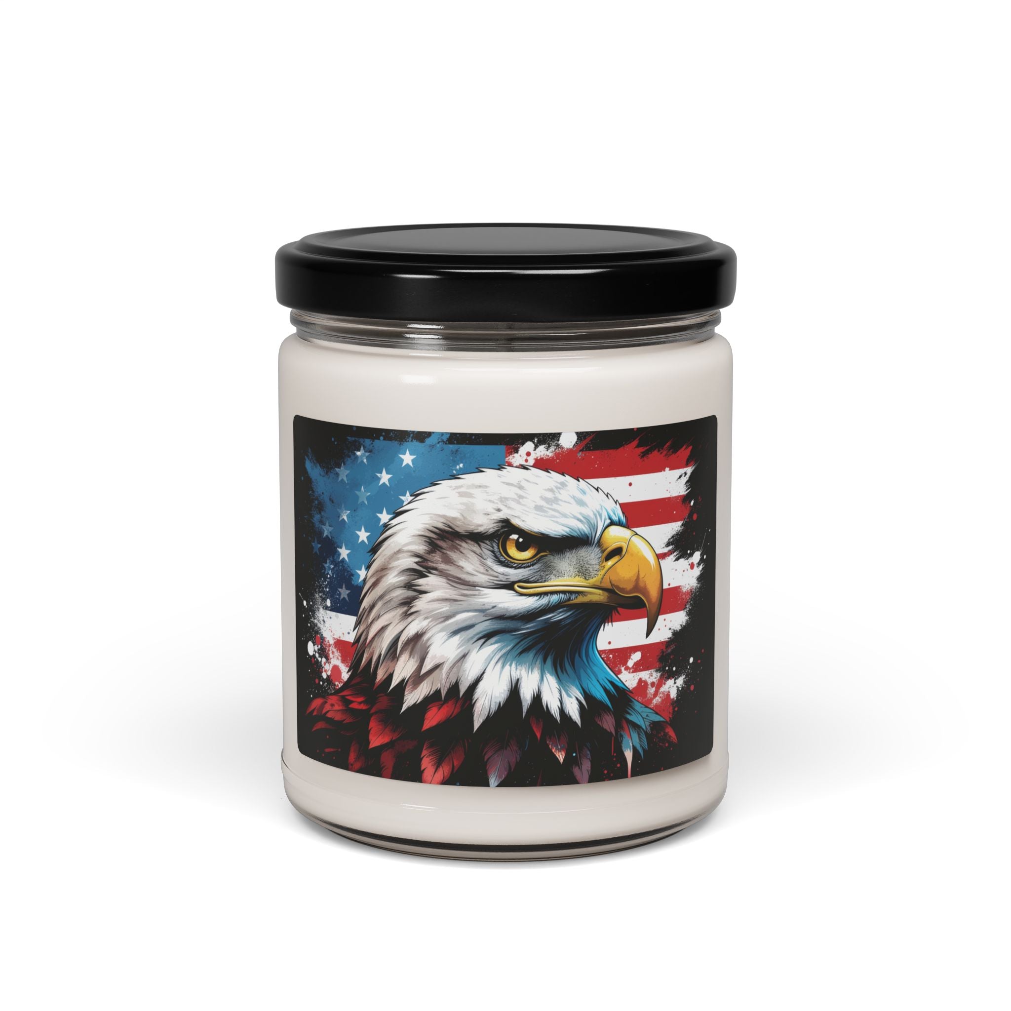 Patriotic Eagle Scented Soy Candle - 9oz