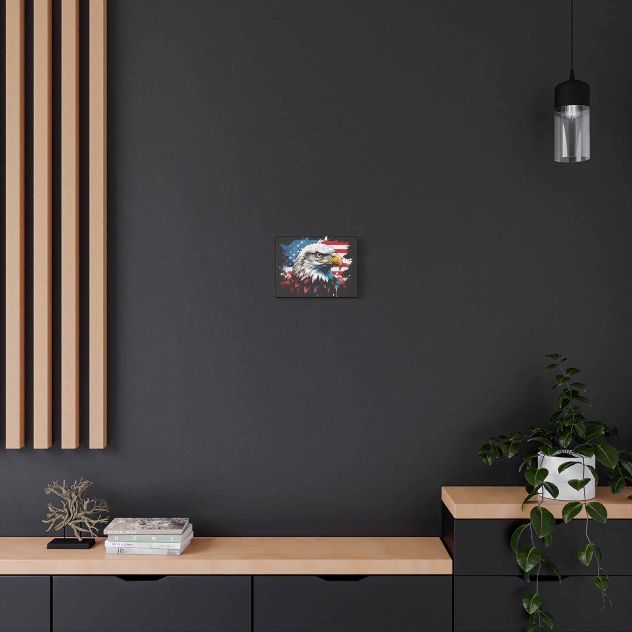 Patriotic Eagle Canvas Art